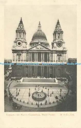 R620576 London St Pauls Cathedral West Front M and Co