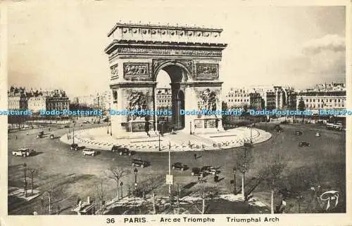 R616081 36 Paris Arc de Triomphe Triumphbogen A Leconte Guy 1939