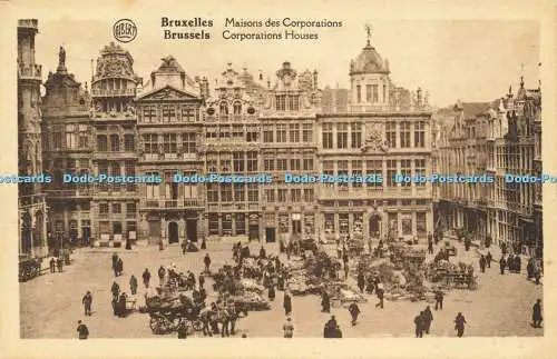 R618563 Albert Bruxelles Maisons des Corporations Brussels Corporations Houses M