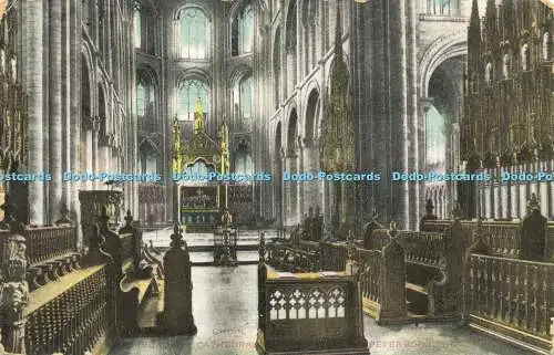 R623007 Choir Peterborough Cathedral Peterborough Star Series G D and D L 1910