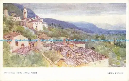 R623010 Blick nach Osten von Assisi Vista dAssisi Medici Society Nr. 531 R C Goff