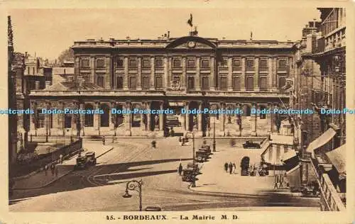 R623012 45 Bordeaux La Mairie M D Heliogravure Marcel Delboy