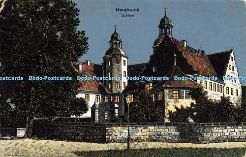 R623017 Hersbruck Schloss A Felle Künstlerkarte Luna Louis Rosel