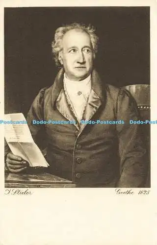 R620630 I Stieler Goethe 1825 Frankfurter Goethe Museum Nr 18 Hauserpresse Hans