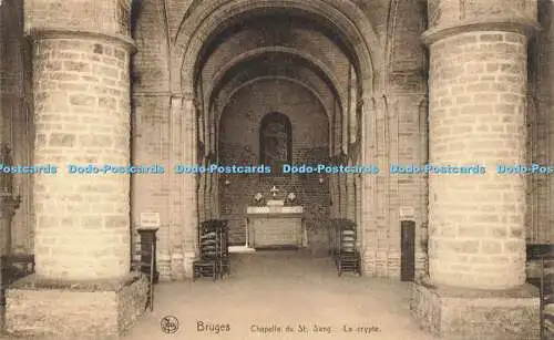 R623035 Nels Bruges Chapelle du St Sang La crypte Ern Thill Bruxelles