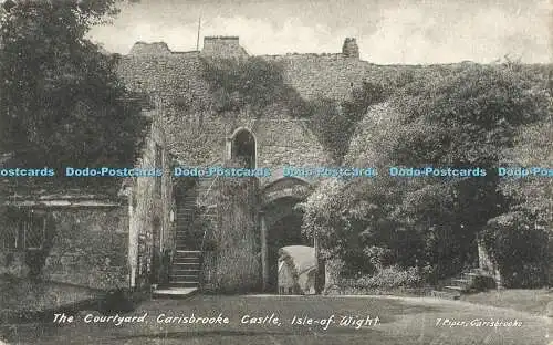 R618630 Courtyard Carisbrooke Castle Isle of Wight T Piper