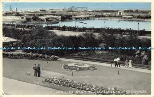 R618636 Promenade Showing Pleasureland Southport Dennis 1960