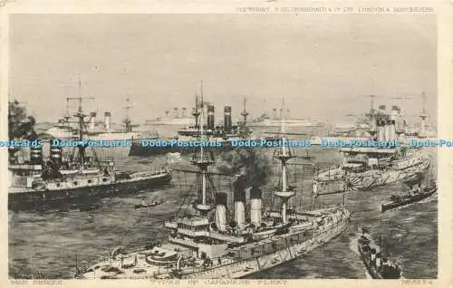 R618649 War Series Types of Japanese Fleet No 5224 S Hildesheimer 1905