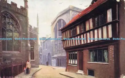 R616160 St Marys Hall Coventry Tuck Oilette 1486