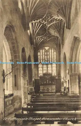 R620674 St Catherines Chapel Cirencester Church W Dennis Moss Cecily Serie