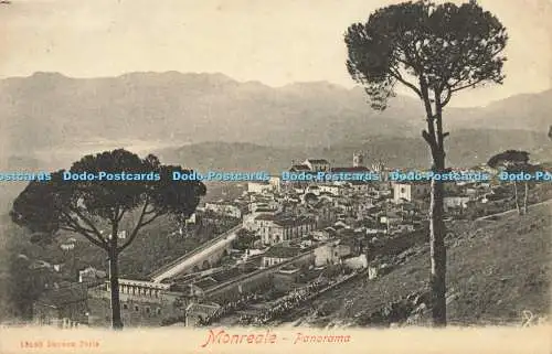 R618660 Monreale Panorama 13445 Devaux NB Sul lato anteriore della presentte si s