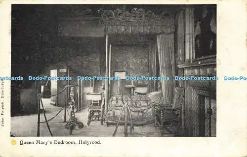 R623085 Queen Marys Schlafzimmer Holyrood John Patrick Edinburgh 1904