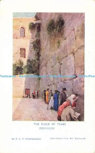 R620697 Place of Tears Jerusalem P A F Stephenson My Magazine