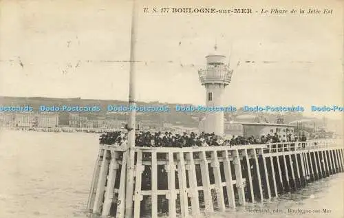 R618716 E S 177 Boulogne sur Mer Le Phare de la Jetee Est Stevenard 1923