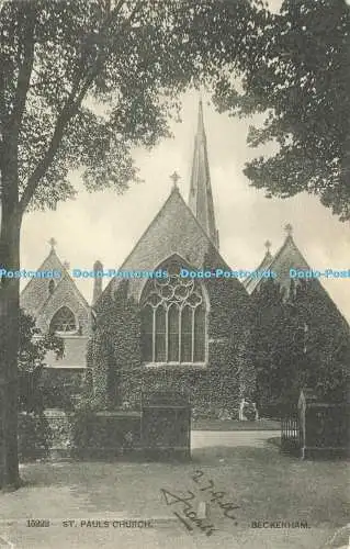 R620751 15222 St Pauls Church Beckenham 1906