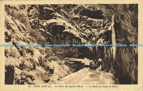 R623169 33 Beuil La Reine des Sports dHiver La Route du Cians en Hiver Edition d