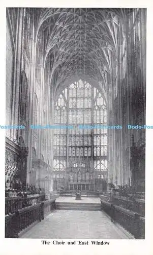 R620794 Chor und Ostfenster Gloucester Kathedrale Norman Abbey Hamilton Fisher