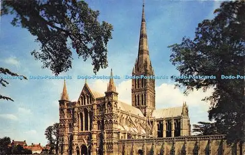 R616296 Salisbury Cathedral West Front Dixon 1961