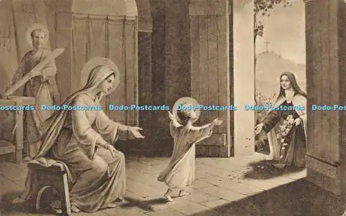 R623211 Allegorisches Bild, das das Innenleben von Schwester Teresa vom Kinde Jesus darstellt