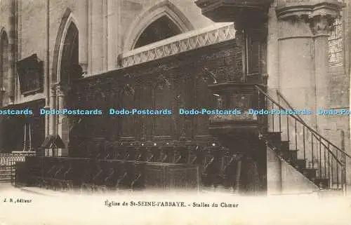 R623223 Eglise de St Seine lAbbaye Stalles du Choeur J R