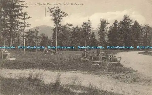 R623226 7 La Tete des Faux vue du Col du Bonhomme Ch Bergeret 1923