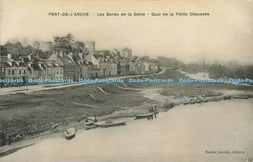 R616311 Pont de LArche Les Bords de la Seine Quai de la Petite Chaussee Basile J