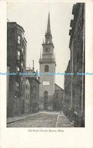 R620817 Old North Church Boston Mass Metropolitan News Co