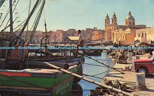 R616322 Malta Marsaxlokk Typisches Fischerdorf Kathedrale Bibliothek Sliema Plasti