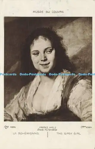 R620825 Musee du Louvre I L M 4895 Frans Hals Ecole Hollandaise La Bohemienne Gi