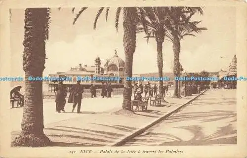 R623238 141 Nice Palais de la Jetee a travers les Palmiers Edition Baylone freere