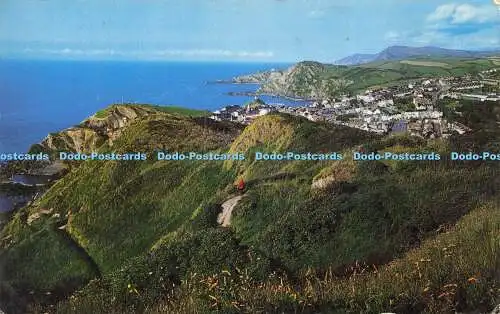 R616326 Ilfracombe Blick vom Torrs Walk Pavillon Tunnel Badebucht Schlussstein H