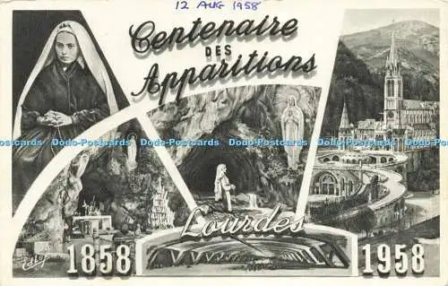 R618817 Centenaire des Apparitions Lourdes Souvenir du Centenaire Sainte Bernade