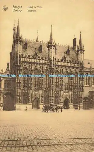 R620833 Nels Bruges Hotel de Ville Brugge Stadhuis Ern Thill Bruxelles