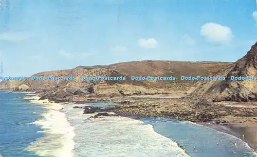 R616331 WHS 2796 Coastline at St Agnes Plastichrome Colourpicture Publishers 196