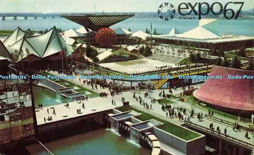 R616344 Expo 67 Montreal Canada Canadas Pavilion Plastichrome Benjamin News 1967