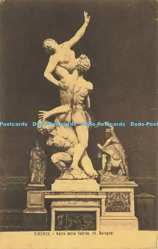 R620849 Firenze Ratto delle Sabine G Bologna