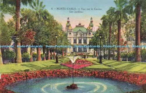 R623266 6 Monte Carlo Vue sur le Casino Les Jardins Rostan and Reneaud