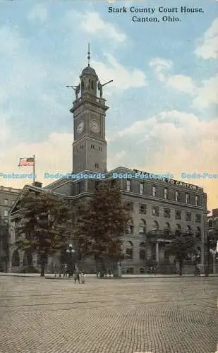 R620854 Stark County Court House Canton Ohio C T Photochrom