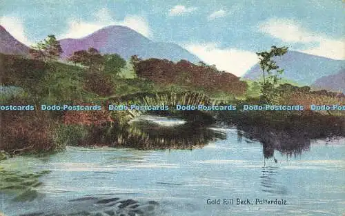 R623270 Gold Rill Beck Patterdale Fine Art Postkarten Shureys Publications 1911