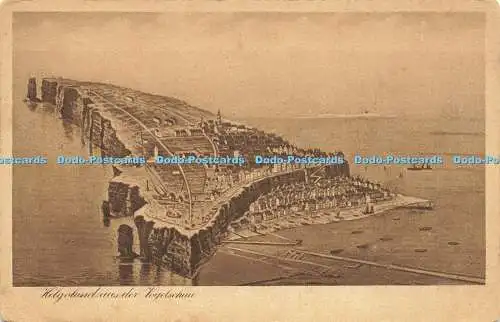 R618846 Helgoland aus der Vogelschau Wiener Postkartenverlag Hamburg 1929