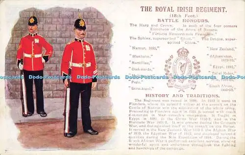 R620881 Royal Irish Regiment 18th Foot Battle Honours History and Traditions Gal