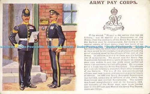 R620882 Army Pay Corps Ernest Ibbetson 1909 Gale and Polden 114