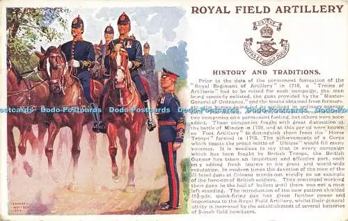 R620885 Royal Field Artillery History and Traditions Ernest Ibbetson 1909 Gale a