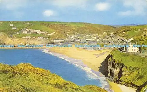 R616377 Portreath N Cornwall from Tregea Hill Overland Views 1964