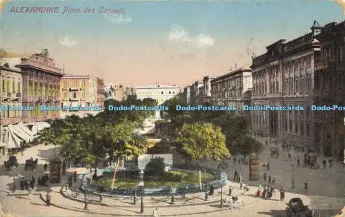 R623293 Alexandrie Place des Consults Emil Pinkau L S No 2 Egypte