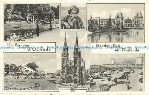 R623299 Un Bonjour dOstende Goeden Dag uit Oostende 89 A Dohmen Bruxelles Multi