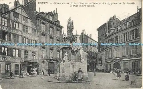 R620899 22 Rouen Statue elevee a la Memoire de Jeanne dArc place de la Pucelle J