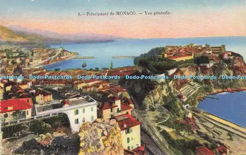 R620905 1 Principaute de Monaco Vue generale Rostan und Reneaud