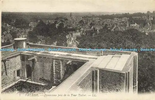 R620910 7 Falaise Panorama pris de la Tour Talbot LL Levy Fils