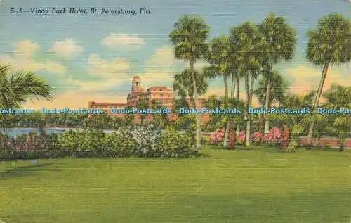 R618888 S 15 Vinoy Park Hotel St Petersburg Fla Sun News Curteich C T Art Colort